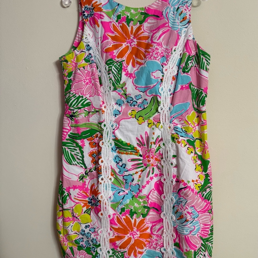 Lilly Pulitzer for Target: Women's Nosey Posie Shift Mini Dress Size 16